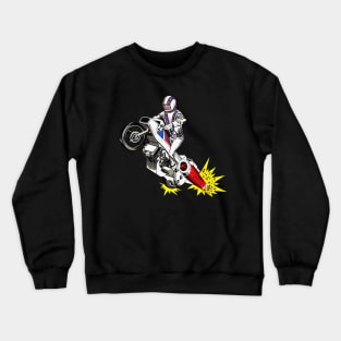 Evel Knievel Jet Cycle Crewneck Sweatshirt